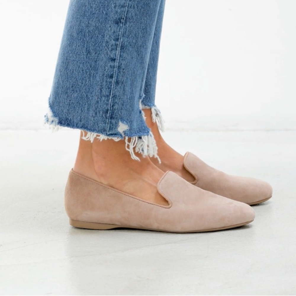 Birdies Starling Latte Suede slipper loafers flats 8.5 tan